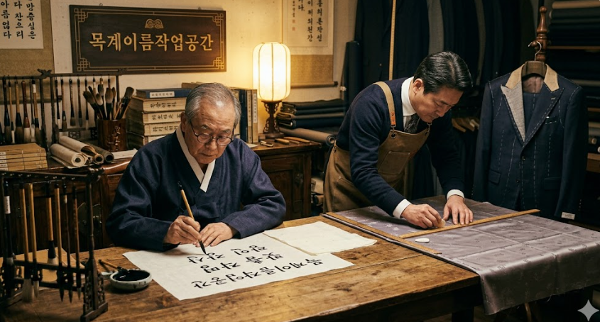 작명에도 수기로 하는 맞춤 작명과  이미 지어놓은 기성복 작명이 있습니다. 